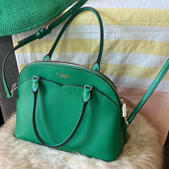 Green Kate Spade Cross Body Chic Purse!  Spring has Sprung! :) - Picture 1 of 12